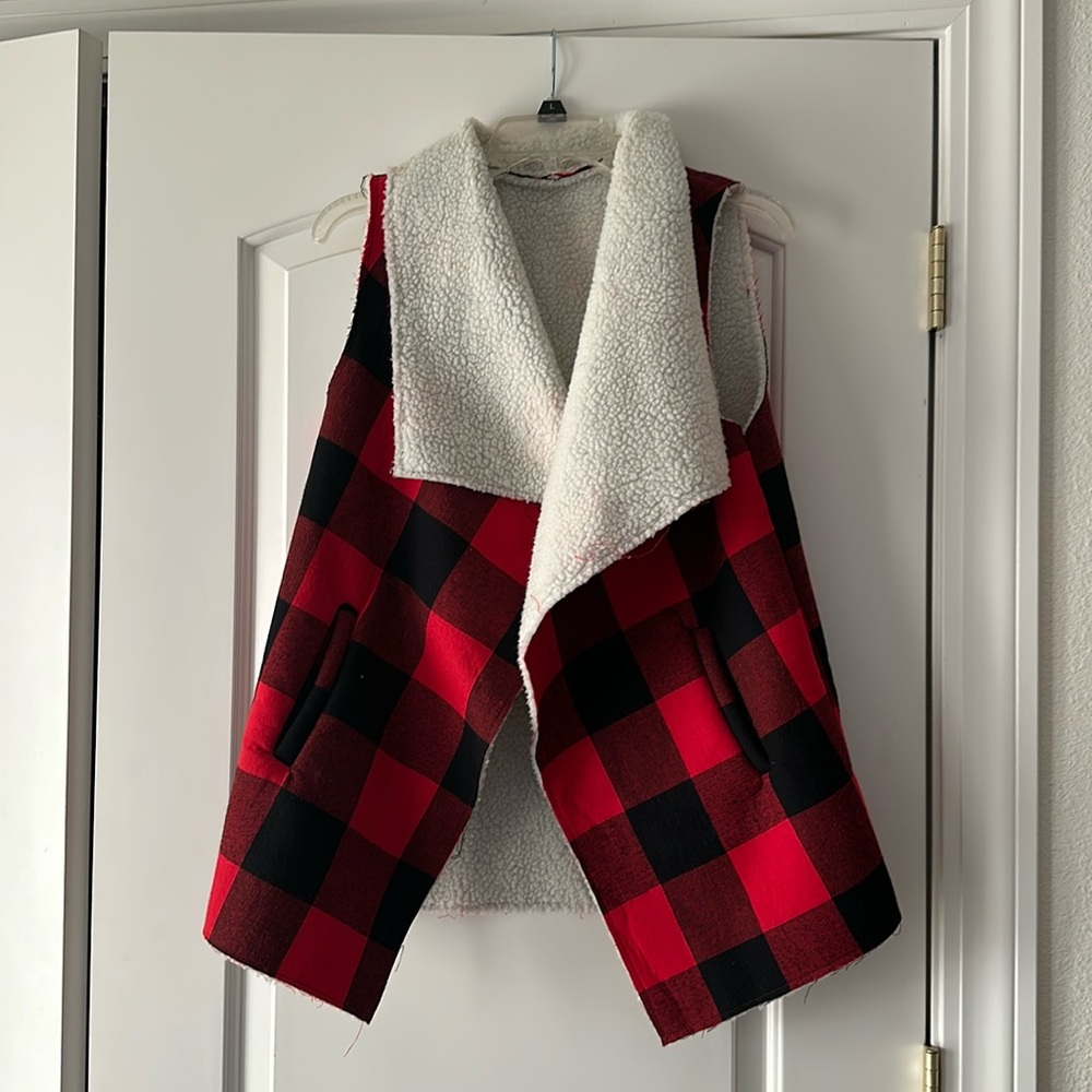 Plaid vest
